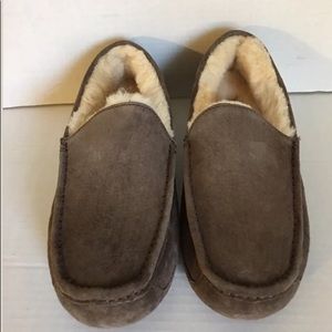 🎄☃️🎄 SALE !! New UGG Men Ascot Espresso Suede Moccasin. Sz 8 men